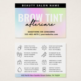 UV光沢虹眉色淡彩アフターケア