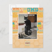 uv最高のが発生する ポストカード (正面/裏面)