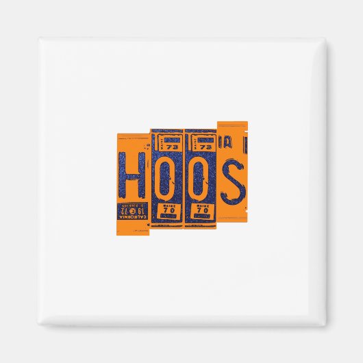 UVAホストライセンスプレート マグネット (正面)