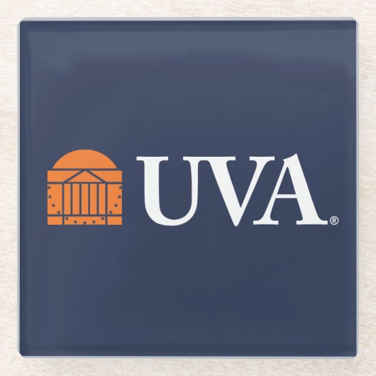 UVA ガラスコースター (正面)