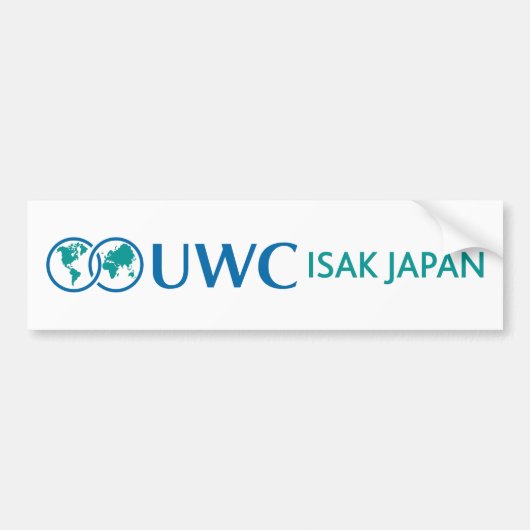 UWC ISAKジャパンバンパーステッカー/ バンパーステッカー (正面)