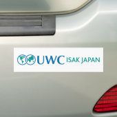 UWC ISAKジャパンバンパーステッカー バンパーステッカー (車上)