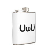 UwUハッピーアニメ顔絵文字 フラスク (右)