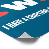 Uwu I Have Crippling Depression Mental Health Awar ポスター (角)