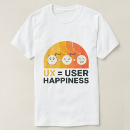 UxはユーザおもしろいハピネスUi/Uxデザイナー Tシャツ