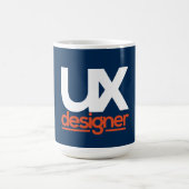 UXデザイナーのマグ コーヒーマグカップ (中央)