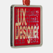 UXデザイナーエクストラナリティ メタルオーナメント (右)