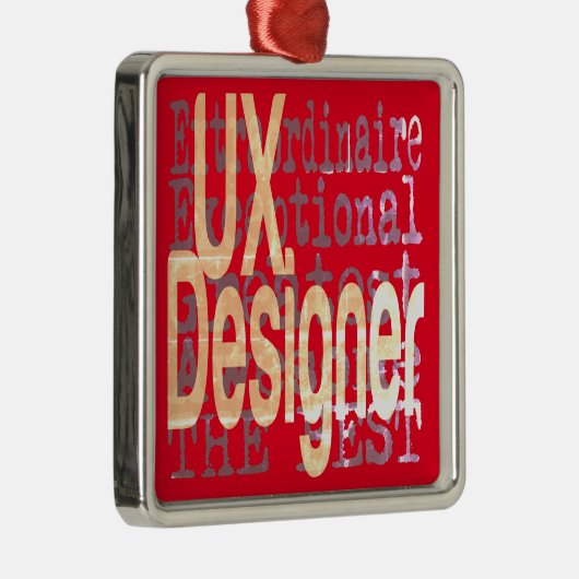 UXデザイナーエクストラナリティ メタルオーナメント (右)