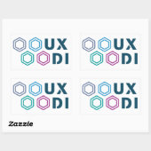 UXDI Sticker 長方形シール (シート)