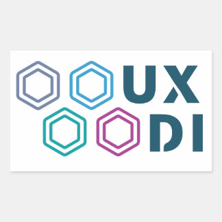 UXDI Sticker 長方形シール