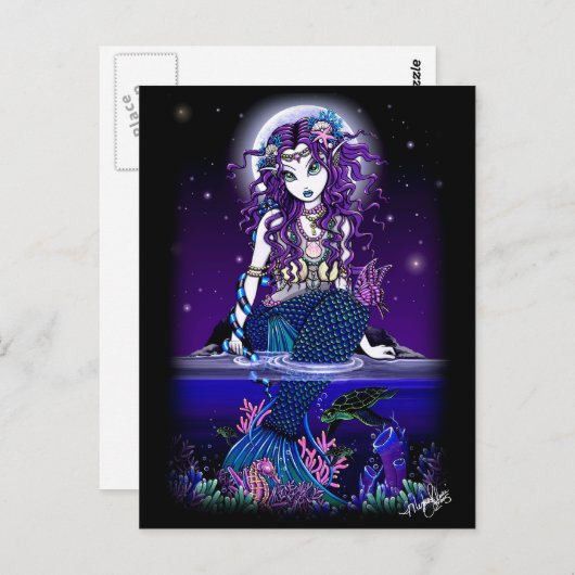 UxiaはがきゴシックMermaidファンタジー ポストカード (正面/裏面)