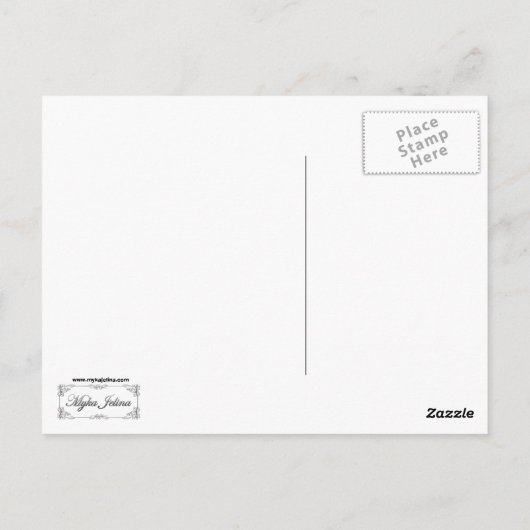 UxiaはがきゴシックMermaidファンタジー ポストカード (裏面)