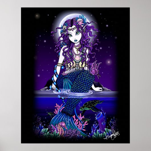 "Uxia" Midnight Mermaid ポスター (正面)