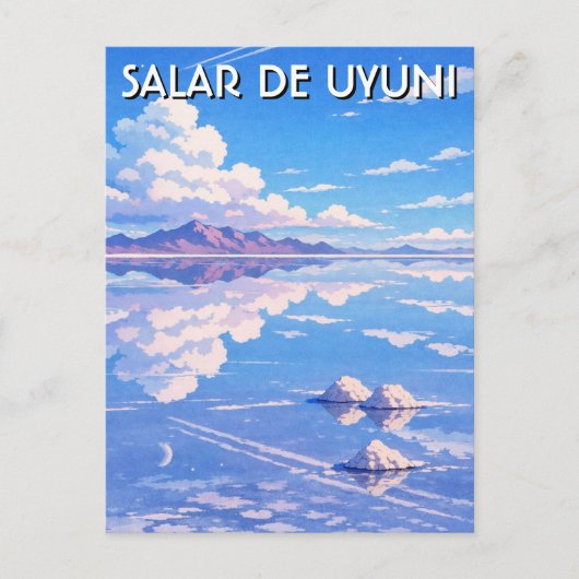 Uyuni Salt Flat Salar De Uyuni ポストカード (正面)
