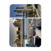 UZ – ウズベキスタン – サマルカンド – キヴァ – マグネット (縦)