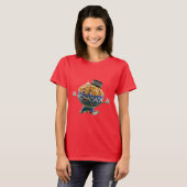Uzbekistan Plov Food Soccer Mascot - Group K Tシャツ (正面フル)