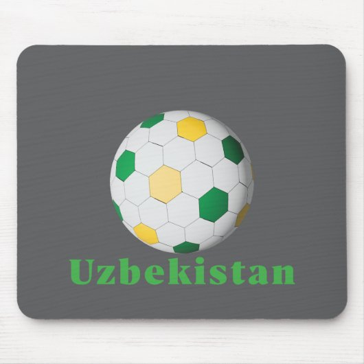 Uzbekistan Soccer マウスパッド (正面)