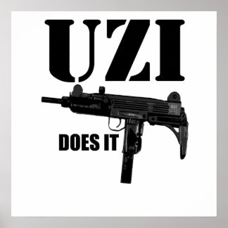 UZIによるポスター ポスター