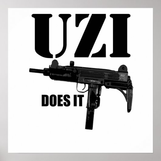 UZIによるポスター ポスター (正面)