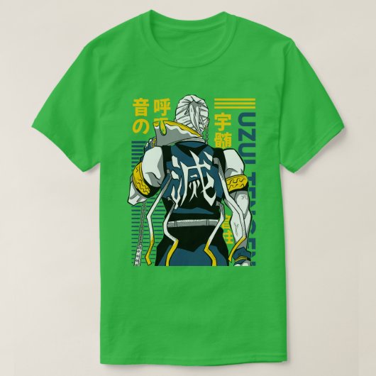 Uzui Tengen l Demonアニメ Tシャツ (デザイン正面)