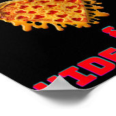 Vの日はピザとビデオゲーム愛好家の男の子の男性G ポスター (角)