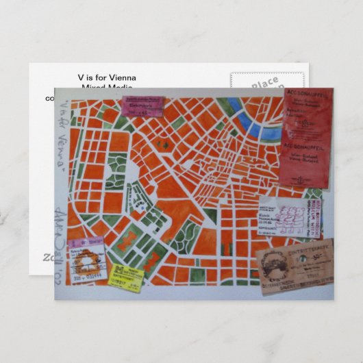 Vはウィーンポストカード ポストカード (正面/裏面)