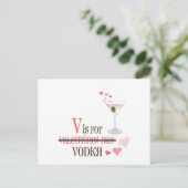 Vはウォッカのためだ ポストカード (スタンド正面)