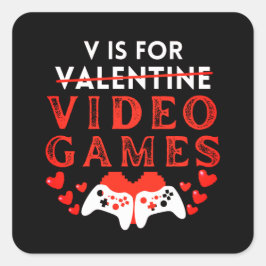 Vはゲーマーへのバレンタインデーのプレゼントに スクエアシール