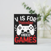 Vはバレンタインデー付きビデオゲーム用 ポストカード (スタンド正面)