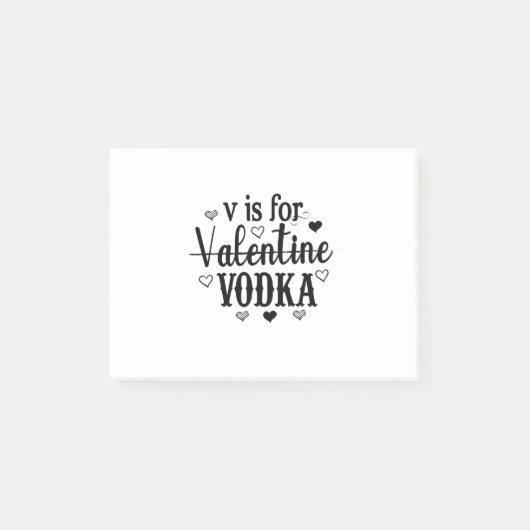 Vはバレンタインデー ポストイット (正面)