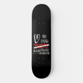 Vはビデオゲームおもしろいのバレンタインの日 スケートボード (正面)