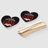 Vはビデオゲームのバレンタインデーおもしろいゲーマー用 ハンドファン (組立なし)