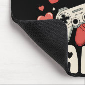 Vはビデオゲームのバレンタインデーおもしろいゲーマー用 マウスパッド (コーナー)