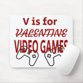 Vはビデオゲームのバレンタイン用 マウスパッド (マウス)