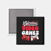 Vはビデオゲームの面白いバレンタインデーのゲーマーBO マグネット (正面/裏面)