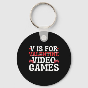Vはビデオゲーム用おもしろいアンチバレンタインGam キーホルダー