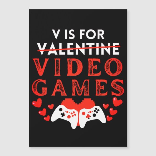 Vはビデオゲーム用おもしろいバレンタインのゲーマーホ (正面)