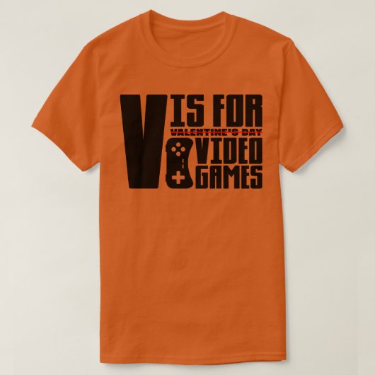 Vはビデオゲーム用1 Tシャツ (デザイン正面)