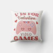 Vはビデオゲーム用 クッション (裏面)