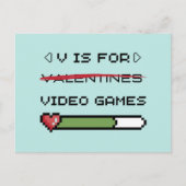 Vはビデオゲーム用 ポストカード (正面)