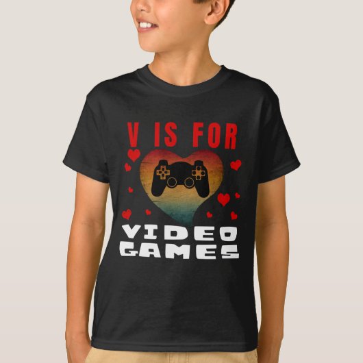 VはビデオゲームTシャツ Tシャツ (正面)