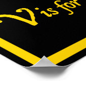 Vは任意のライサンダースポーナープリント ポスター (角)