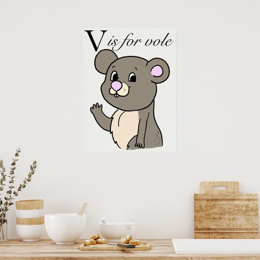 Vは声高だ ポスター (キッチン)