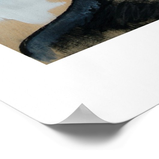 Vは車用 ポスター (角)