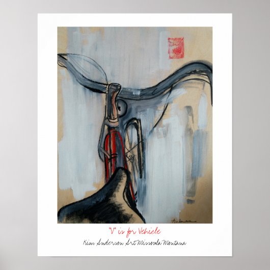 Vは車用 ポスター (正面)