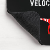 VはVelociraptor RaptorのおもしろいBoy Me用 マウスパッド (コーナー)