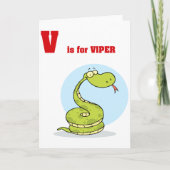 VはViper Greeting Cards用 カード (正面)
