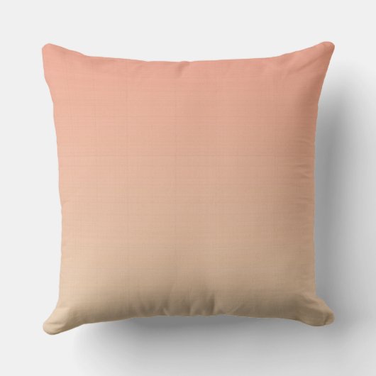 VはVodka Valentineピンクのパーソナライズ用グラデーション クッション (裏面)