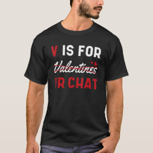 VはVrチャットバレンタインデーのオンライン仮想領域 Tシャツ