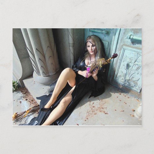 Vアンプデッドフラワーポストカード ポストカード (正面)